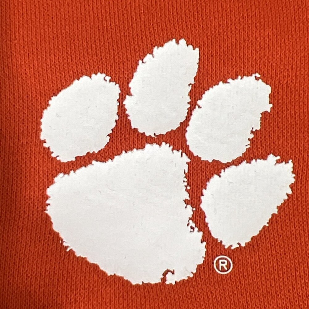 Nike Clemson Tigers Hoodie Jacket Orange Men’s XLarge  Large Logo
